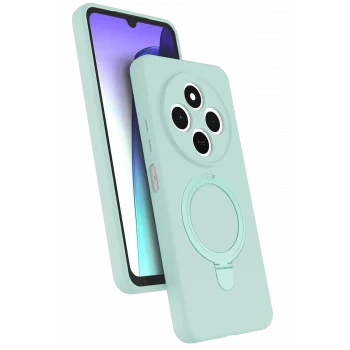 Mey İthalat®   Redmi 14C Regal Magsafe Standlı Kapak - Su Yeşili