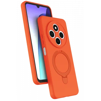 Mey İthalat®   Redmi 14C Regal Magsafe Standlı Kapak - Turuncu