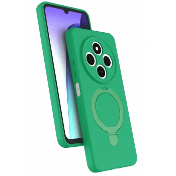 Mey İthalat®   Redmi 14C Regal Magsafe Standlı Kapak - Yeşil