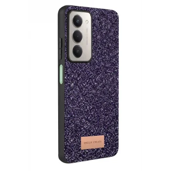 Mey İthalat®   Redmi 15 4G Bright Simli Kapak - Derin Mor