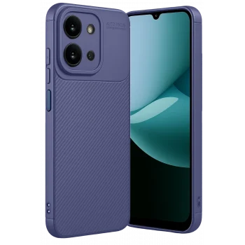 Mey İthalat®   Redmi 15C 4G Auto Focus Karbon Kapak - Lacivert
