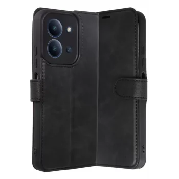 Mey İthalat®   Redmi 15C 4G Trend S Plus Kapaklı Kılıf - Siyah