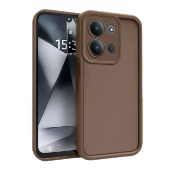 Mey İthalat®   Redmi 15C 4G Viera Silikon - Kahverengi