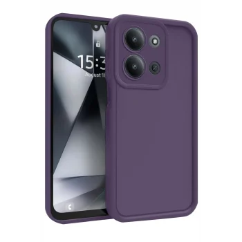 Mey İthalat®   Redmi 15C 4G Viera Silikon - Mürdüm