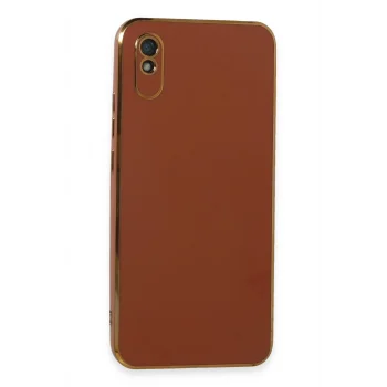 Mey İthalat®   Redmi 9A Kılıf Volet Silikon - Kırmızı