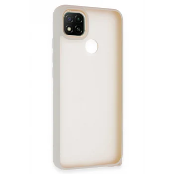 Mey İthalat®   Redmi 9C Kılıf Elegant Kapak - Pudra