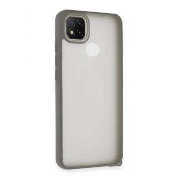 Mey İthalat®   Redmi 9C Kılıf Elegant Kapak - Titan Gri
