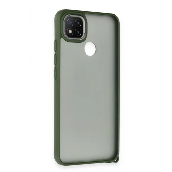Mey İthalat®   Redmi 9C Kılıf Elegant Kapak - Yeşil