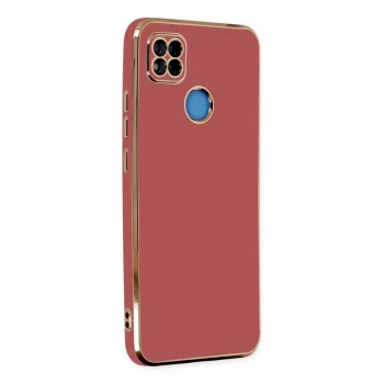 Mey İthalat®   Redmi 9C Kılıf Volet Silikon - Kırmızı