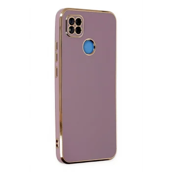 Mey İthalat®   Redmi 9C Kılıf Volet Silikon - Mor