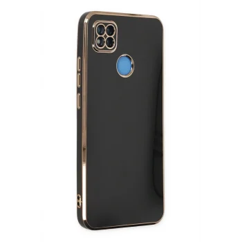 Mey İthalat®   Redmi 9C Kılıf Volet Silikon - Siyah