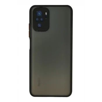 Mey İthalat®   Redmi Note 10 Kılıf Montreal Silikon Kapak - Siyah