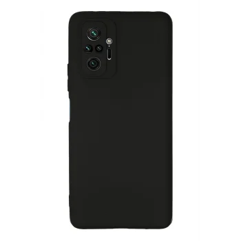 Mey İthalat®   Redmi Note 10 Pro Kılıf First Silikon - Siyah