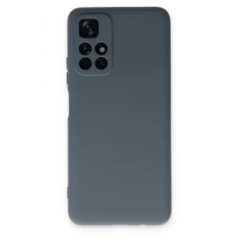 Mey İthalat®   Redmi Note 11T Kılıf Nano içi Kadife Silikon - Gri