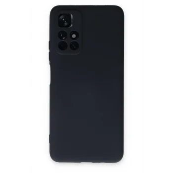 Mey İthalat®   Redmi Note 11T Kılıf Nano içi Kadife Silikon - Lacivert