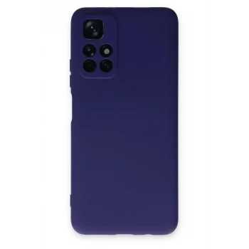 Mey İthalat®   Redmi Note 11T Kılıf Nano içi Kadife Silikon - Mor