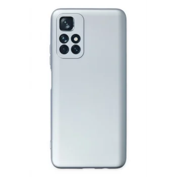 Mey İthalat®   Redmi Note 11T Kılıf Nano içi Kadife Silikon - Sky Blue