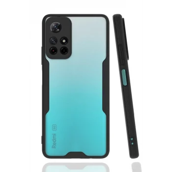 Mey İthalat®   Redmi Note 11T Kılıf Platin Silikon - Siyah