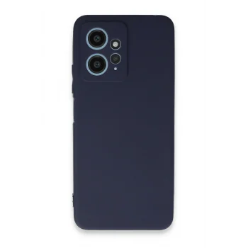 Mey İthalat®   Redmi Note 12 4G Kılıf First Silikon - Lacivert
