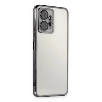 Mey İthalat®   Redmi Note 12 4G Kılıf  Lensli Silikon - Siyah