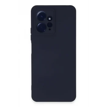 Mey İthalat®   Redmi Note 12 4G Kılıf Nano içi Kadife Silikon - Lacivert
