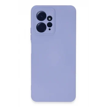 Mey İthalat®   Redmi Note 12 4G Kılıf Nano içi Kadife Silikon - Lila