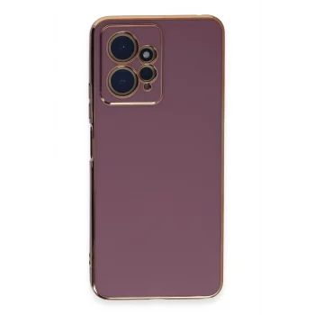 Mey İthalat®   Redmi Note 12 4G Kılıf Volet Silikon - Mor