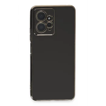 Mey İthalat®   Redmi Note 12 4G Kılıf Volet Silikon - Siyah