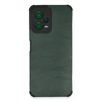 Mey İthalat®   Redmi Note 12 5G Kılıf Loop Deri Silikon - Yeşil