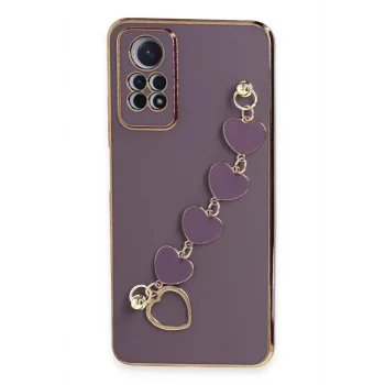 Mey İthalat®   Redmi Note 12 Pro 4G Kılıf Esila Silikon - Mor