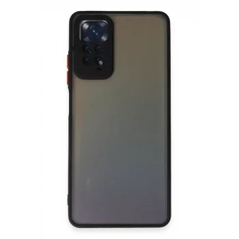 Mey İthalat®   Redmi Note 12 Pro 4G Kılıf Montreal Silikon Kapak - Siyah