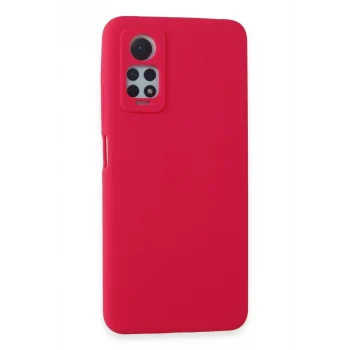 Mey İthalat®   Redmi Note 12 Pro 4G Kılıf Nano içi Kadife Silikon - Pembe
