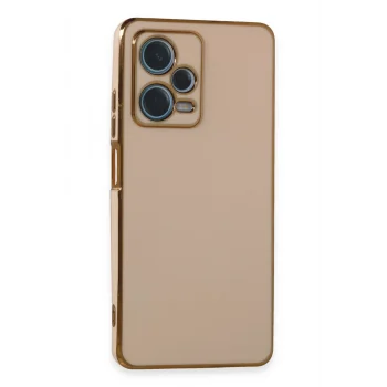 Mey İthalat®   Redmi Note 12 Pro Plus Kılıf Volet Silikon - Pembe