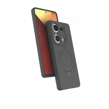 Mey İthalat®   Redmi Note 13 Pro 4G Regal Magsafe Standlı Kapak - Titan Gri