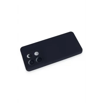Mey İthalat®   Redmi Note 13 Pro 5G Kılıf Nano içi Kadife Silikon - Lacivert