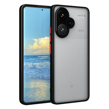 Mey İthalat®   Redmi Note 13 Pro Plus Kılıf Montreal Silikon Kapak - Siyah