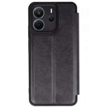 Mey İthalat®   Redmi Note 14 4G Kılıf Flip Cover - Siyah
