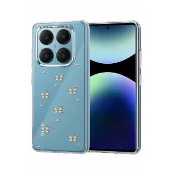 Mey İthalat®   Redmi Note 14 Pro 4G Fiyonk Desenli Kapak - Desen 9