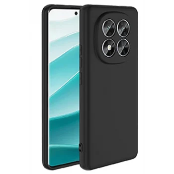 Mey İthalat®   Redmi Note 14 Pro 4G Kılıf First Silikon - Siyah