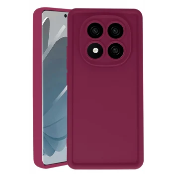 Mey İthalat®   Redmi Note 14 Pro 5G Kılıf Viera Silikon - Bordo