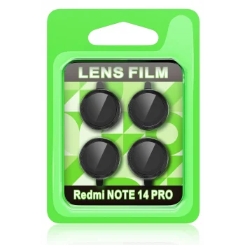Mey İthalat®   Redmi Note 14 Pro 5G Raze Metal Kamera Lens - Siyah