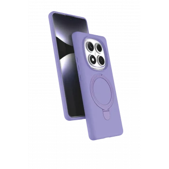 Mey İthalat®   Redmi Note 14 Pro 5G Regal Magsafe Standlı Kapak - Lila