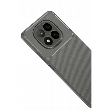 Mey İthalat®   Redmi Note 14 Pro Plus Kılıf Auto Focus Karbon Kapak - Gri