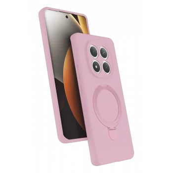 Mey İthalat®   Redmi Note 15 4G Regal Magsafe Standlı Kapak - Açık Pembe