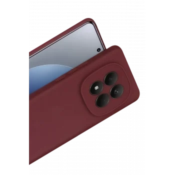 Mey İthalat®   Redmi Note 15 4G Viera Silikon - Bordo