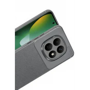 Mey İthalat®   Redmi Note 15 Pro Plus 5G Auto Focus Karbon Kapak - Gri