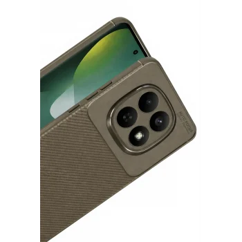 Mey İthalat®   Redmi Note 15 Pro Plus 5G Auto Focus Karbon Kapak - Kahverengi