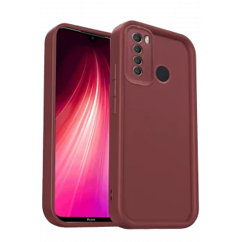 Mey İthalat®   Redmi Note 8 Kılıf Viera Silikon - Bordo