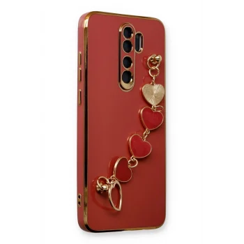 Mey İthalat®   Redmi Note 8 Pro Kılıf Esila Silikon - Kırmızı