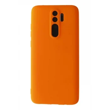Mey İthalat®   Redmi Note 8 Pro Kılıf First Silikon - Turuncu